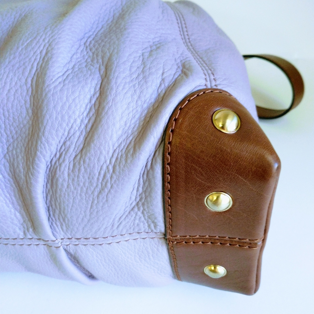 NWT Michael Kors Purple Leather Crossbody Bag - Picture 11 of 13